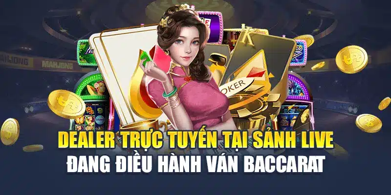 Đại Chiến Đỏ Đen M88: Cuộc Chơi Đỉnh Cao Cho Dân Cá Cược 2 Dealer trực tuyến tại sảnh live đang điều hành ván Baccarat